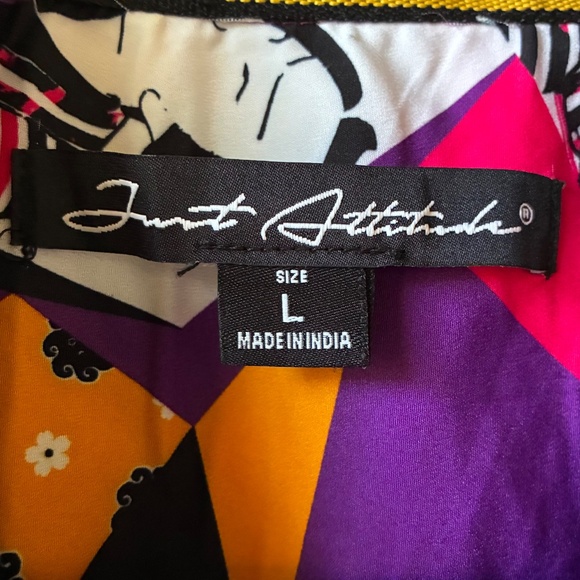 Just Attitude Samurai And Floral Pattern Shirt - Picture 3 of 5